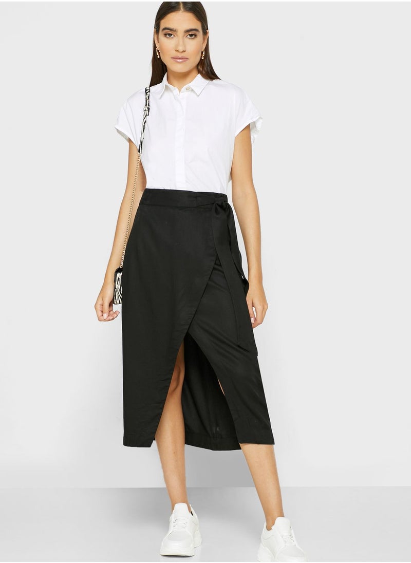 VERO MODA - Side Tie Wrap Skirt - Image 1