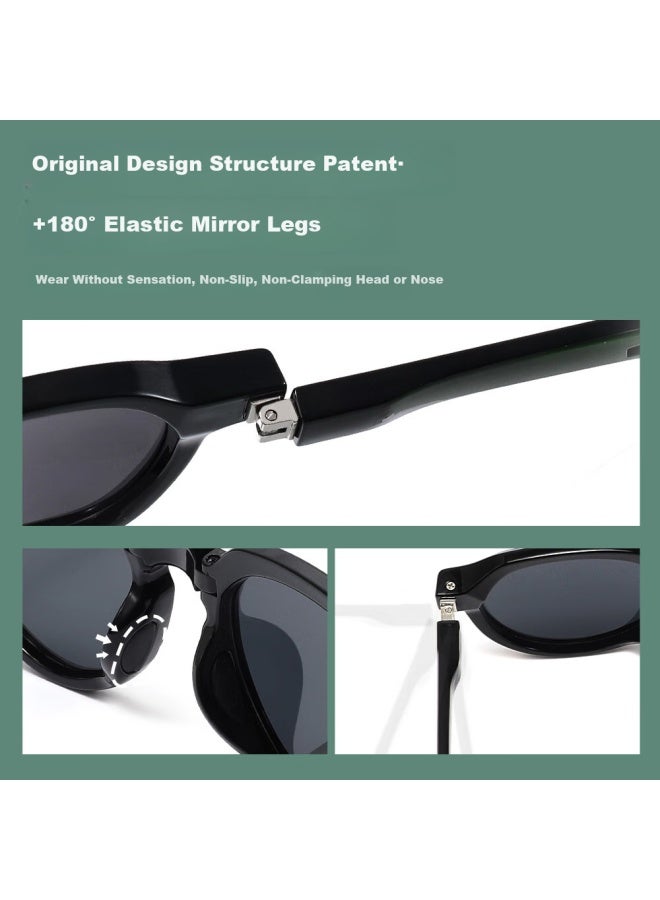 Eyes Moshe Adult Tr Foldable Sungl Uv400 Anti-uv Polarized Sungl For Men And Women - Image 2