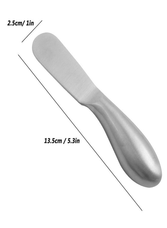 FIVOENDAR 6 Pieces Cheese Spreader Set, Stainless Steel Multipurpose Cheese and Butter Spreader Knives - Image 2