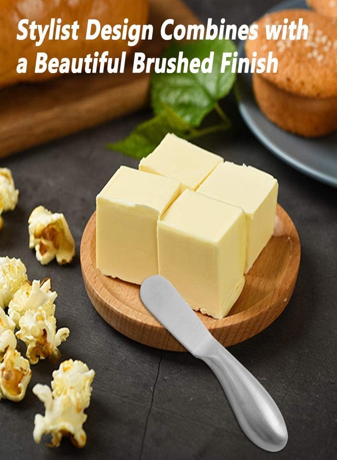 FIVOENDAR 6 Pieces Cheese Spreader Set, Stainless Steel Multipurpose Cheese and Butter Spreader Knives - Image 5