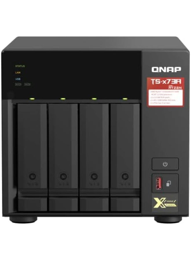 QNAP 4-Bay NAS with Quad-Core 2.2GHz Processor and Dual 2.5GbE, TS-473A-8G - Image 2