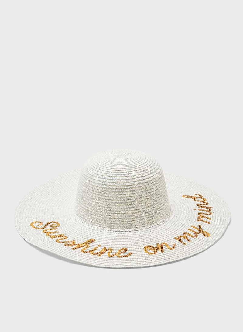 ALDO Grywiel Straw Hat