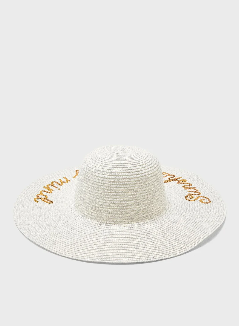 ALDO Grywiel Straw Hat