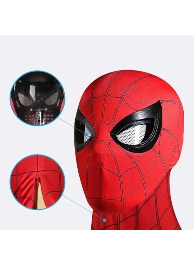 Zain Mask with Moving Eyes, Hero Mask Full Face Chin Control Eyes, Child/Adult Christmas Hero Role Play Masks - Image 1