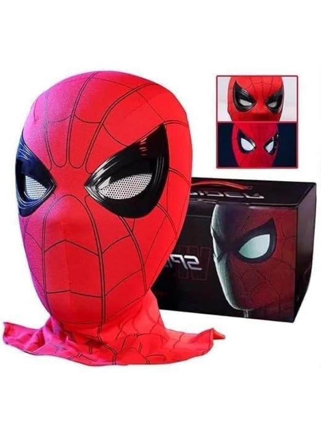 Zain Mask with Moving Eyes, Hero Mask Full Face Chin Control Eyes, Child/Adult Christmas Hero Role Play Masks - Image 4