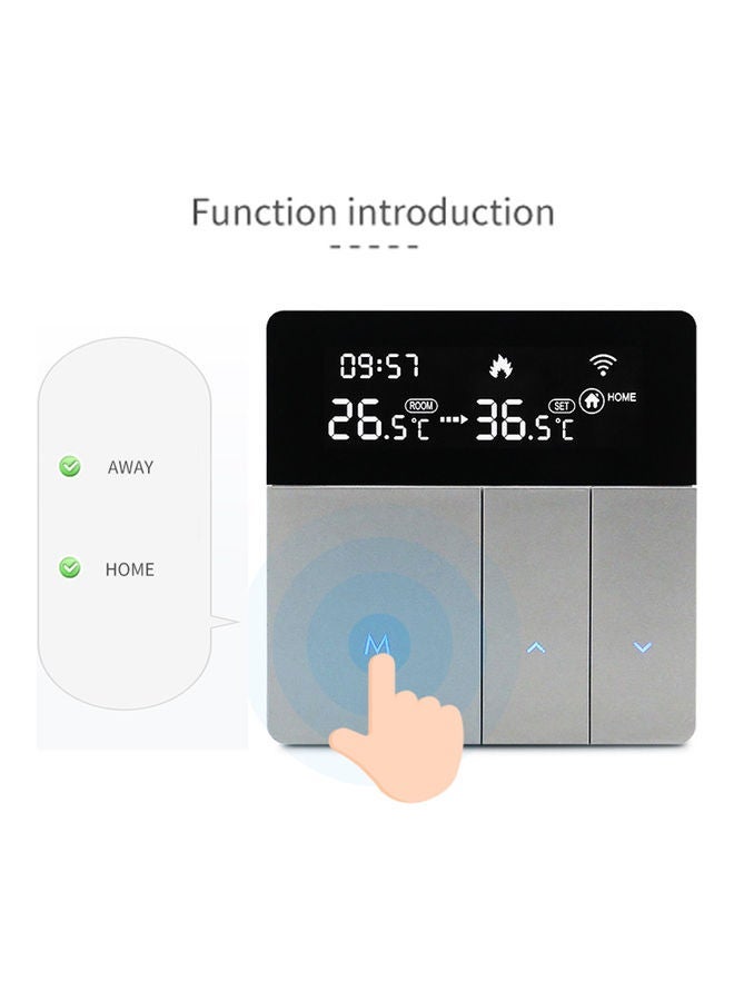 NIBEMINENT Intelligent Temperature Controller Thermostat Grey/Black - Image 2