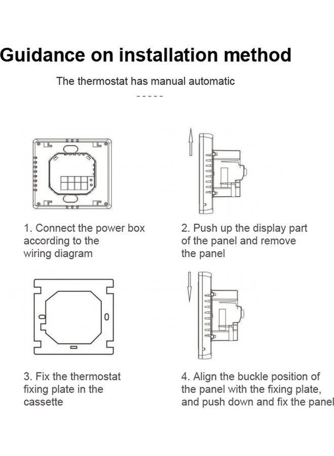 NIBEMINENT Intelligent Temperature Controller Thermostat Grey/Black - Image 4