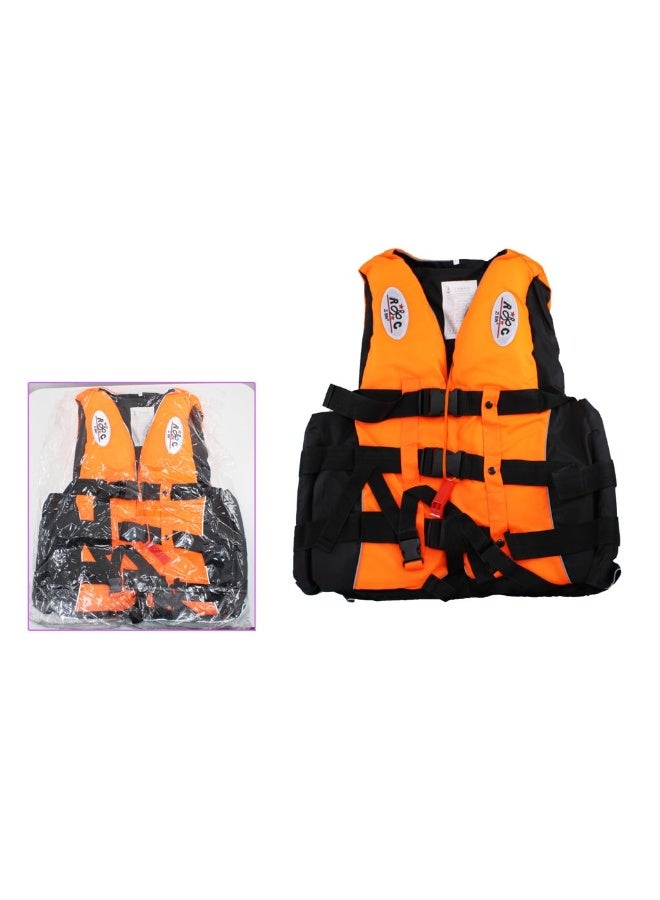Generic Swim Jacket Adult [L] 2-Belt  High Visibility Reflecting Tape Swim Vest For Water Safety - Image 2