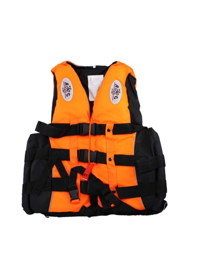 Generic Swim Jacket Adult [L] 2-Belt  High Visibility Reflecting Tape Swim Vest For Water Safety - Image 1