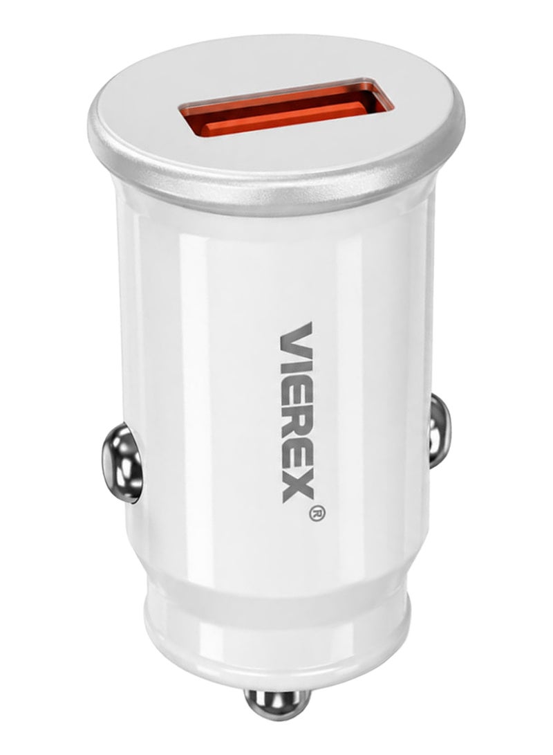 Vierex محول شاحن السيارة Quick Charge 3.0، شاحن سريع 3.1A بمنفذ USB لولاعة السجائر مع تحديد ذكي وكابل شحن ميكرو - Image 4