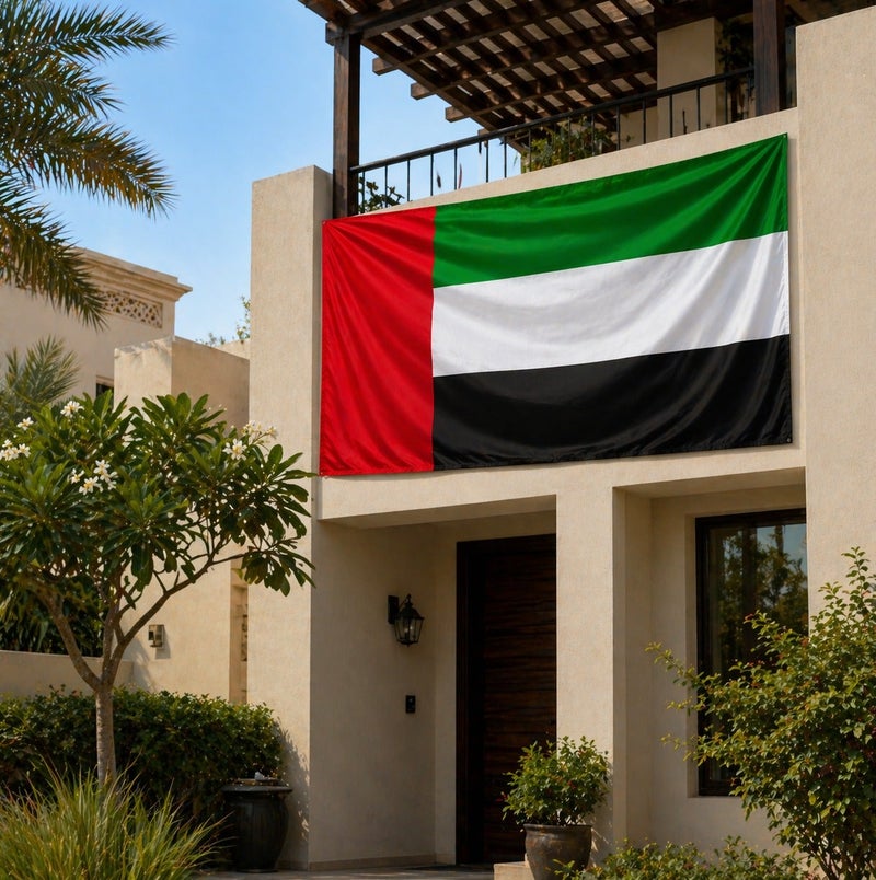 MARK STORE UAE Flag  for National Day 2M x 1 M Width Premium Quality UAE Flag for National Day - Image 3