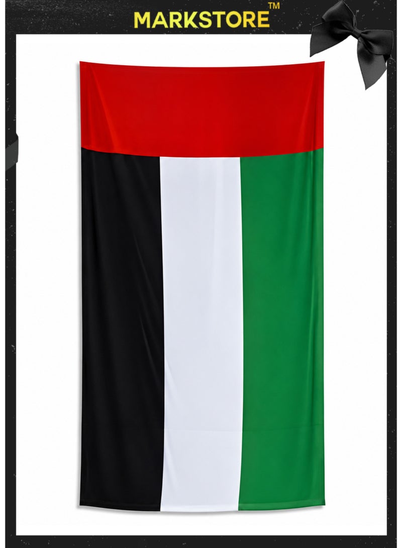 MARK STORE UAE Flag  for National Day 2M x 1 M Width Premium Quality UAE Flag for National Day - Image 1