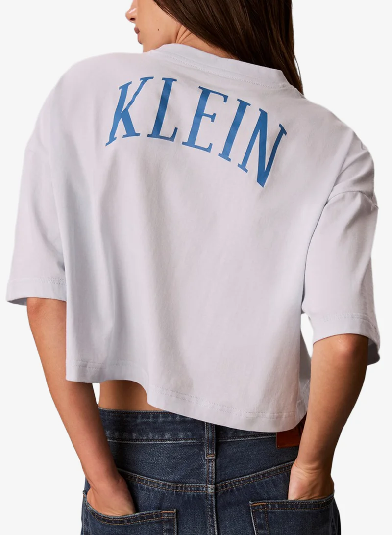 Calvin Klein Jeans Cropped Varsity Logo T-shirt
