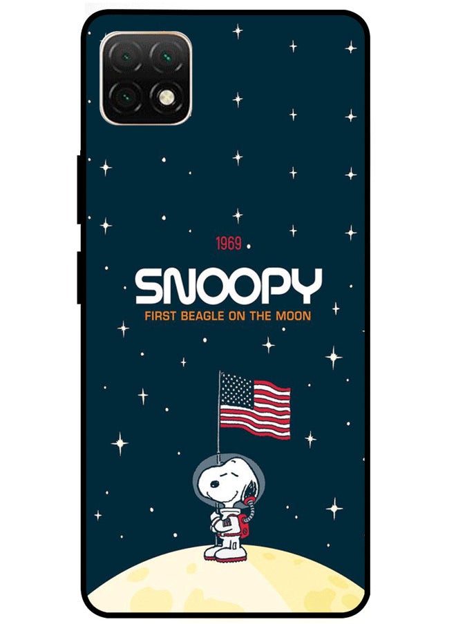 EYE CATCH - Protective Case Cover For Huawei Enjoy 20 5G Snoopy First Beagle On The Moon Multicolor - Image 1