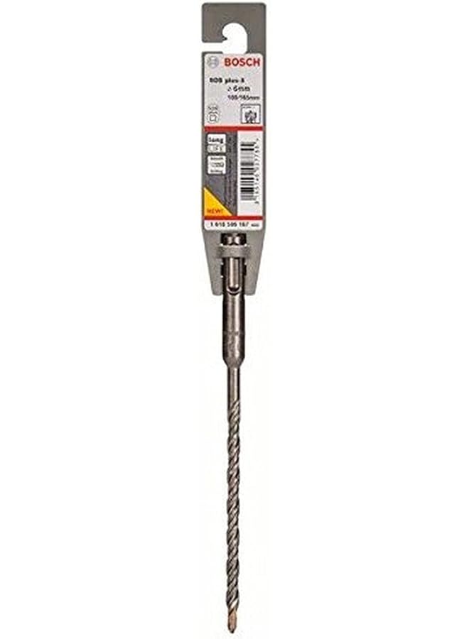 BOSCH Sds Plus 5 Drill Bit For Rotary Hammer Drills 6 Mm Diameter 165 Mm Total Length - Image 1