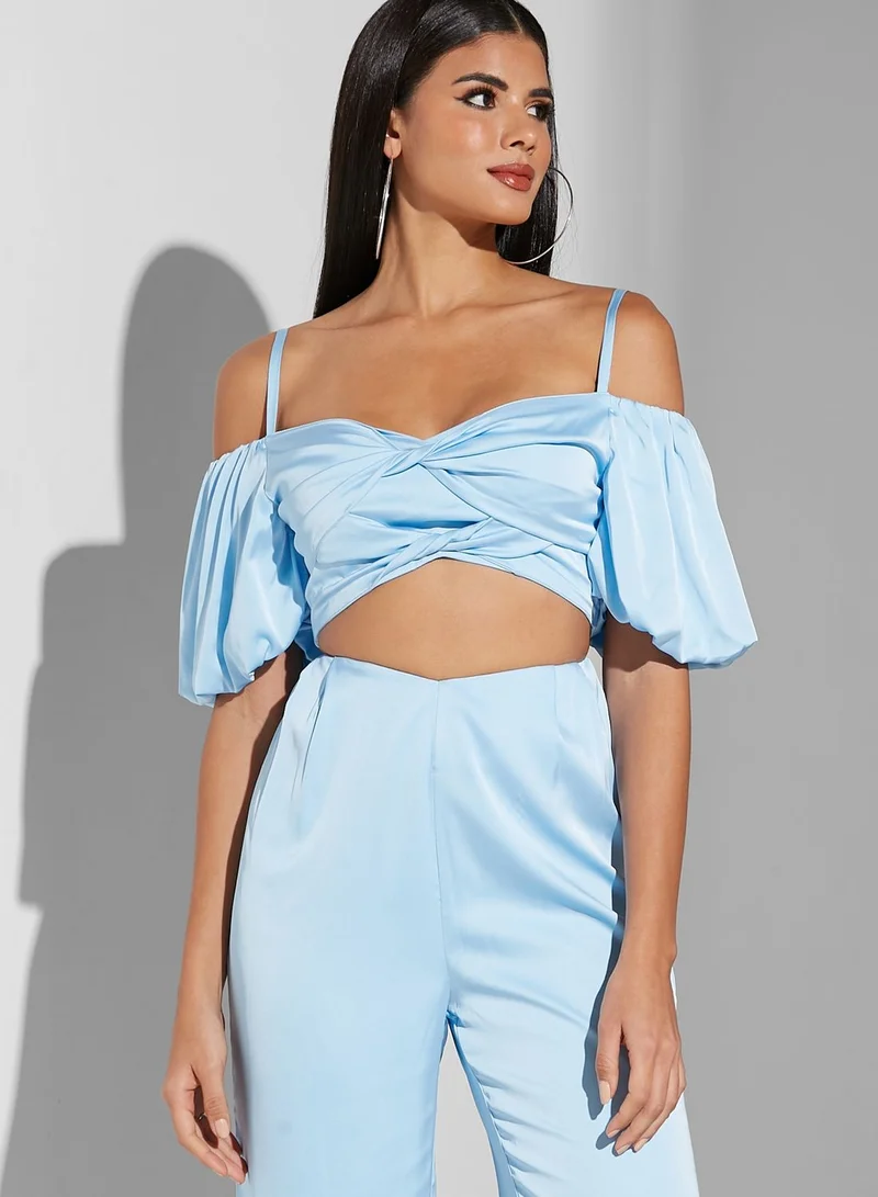 Namshi x Tamara Jamal Twist Front Pant Set