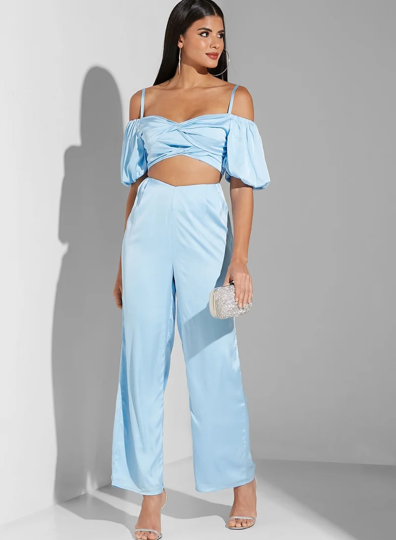 Namshi x Tamara Jamal Twist Front Pant Set