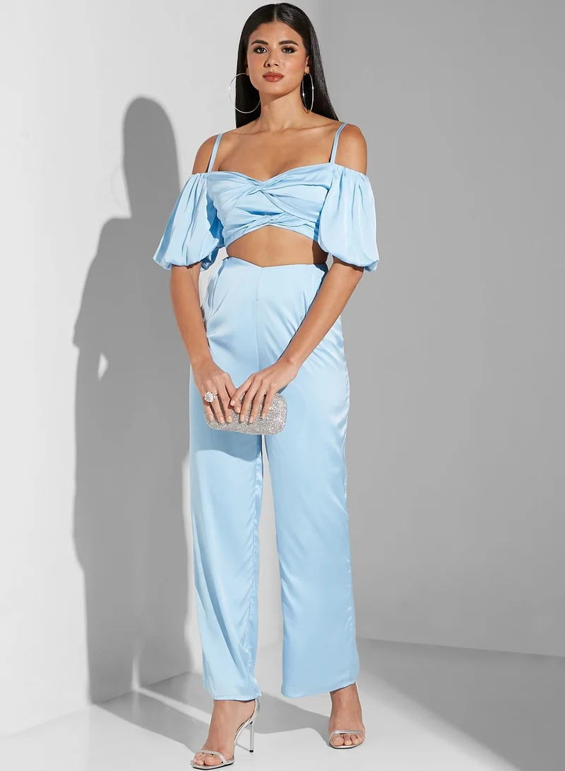 Namshi x Tamara Jamal Twist Front Pant Set