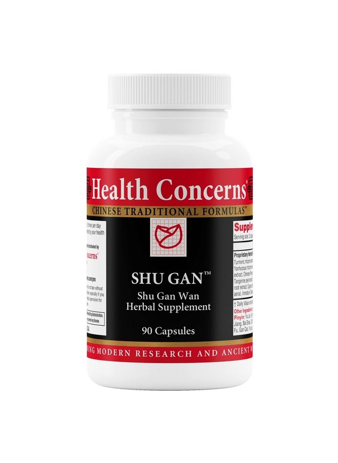 Health Concerns Shu Gan Liver Health Formula & Digestion Support Supplement 90 Capsules  - Image 1