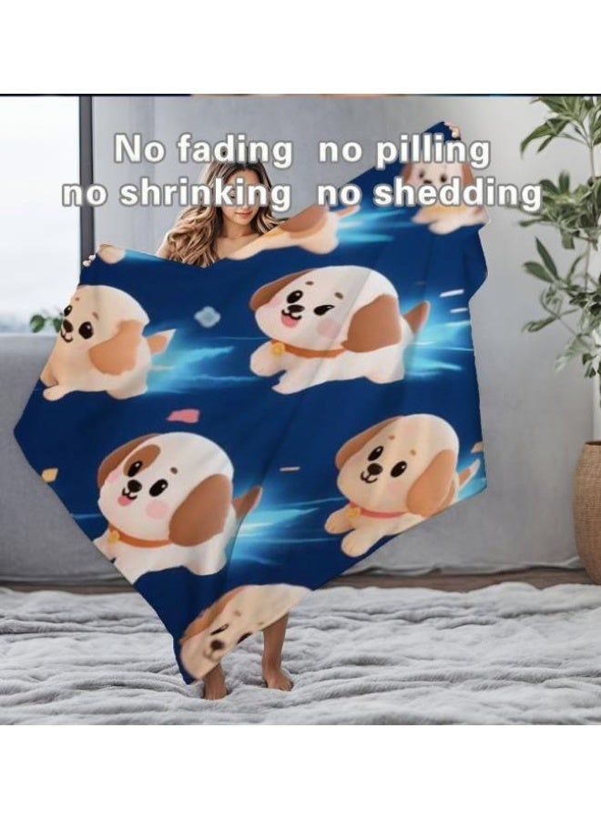 general Children's or student cartoon flannel thin blanket (warm and comfortable, suitable for sleep, games) 100cm*150cm - Image 4