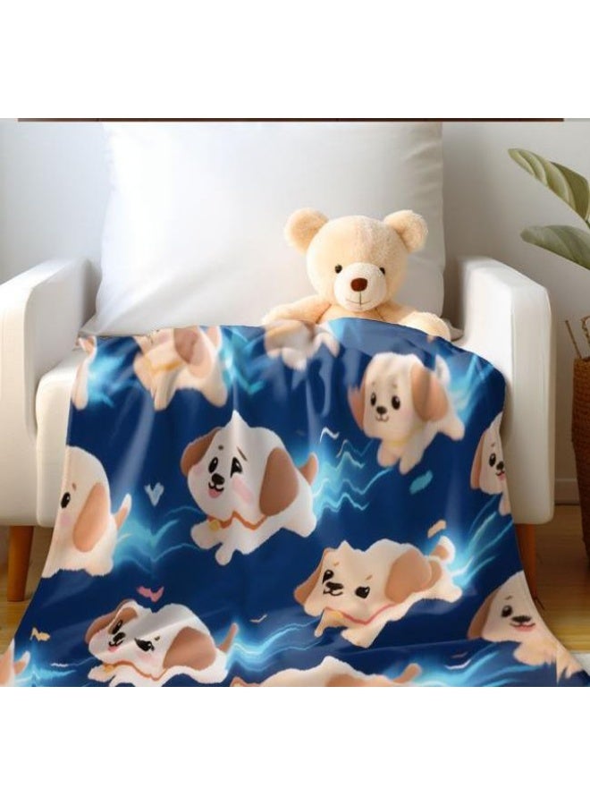 general Children's or student cartoon flannel thin blanket (warm and comfortable, suitable for sleep, games) 100cm*150cm - Image 1