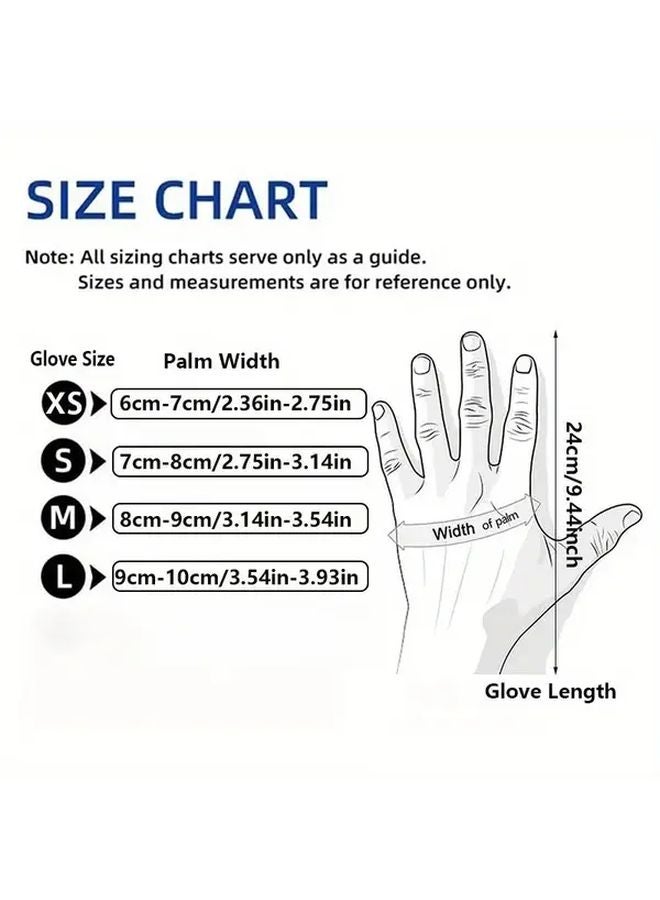 50pcs Bulk Disposable Pink Nitrile Gloves Size L Individually Wrapped Latex Free - Image 3