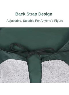 Generic Waterproof and Stain-Resistant Kitchen Apron with Front Pocket, Featuring Microfiber Side Towels for Hand Wiping, Suitable for Men and Women, Ideal for Cooking, Restaurants, and Cafés, Oil-Resistant Fabric Apron with Side Hand Towels, Waterproof Cooking and Baking Apron for Both Genders  - Image 4