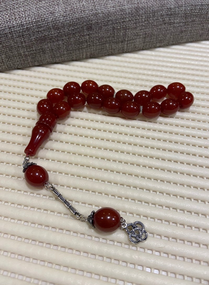 Faturan Prayer Beads For Men 17 Beads Size 13.5mm*15.5mm - Image 5