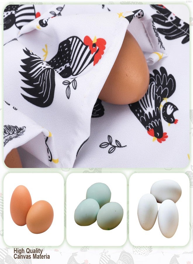 XLSXEXCL Egg Collecting Apron, 12 Pouches Chicken Egg Apron, Farmhouse Aprons for Chicken, Duck, Goose, Bird, Various Poultry Collection Parent-Child Activities - Image 4