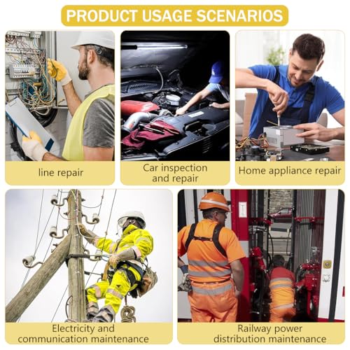 Serplex® 400V High Voltage Resistant Electrician Work Gloves with Full Palm Rubberization, Enhanced Dexterity & Comfort, Safety Certified for Men & Women, Prevents Electrical Shocks - Image 5