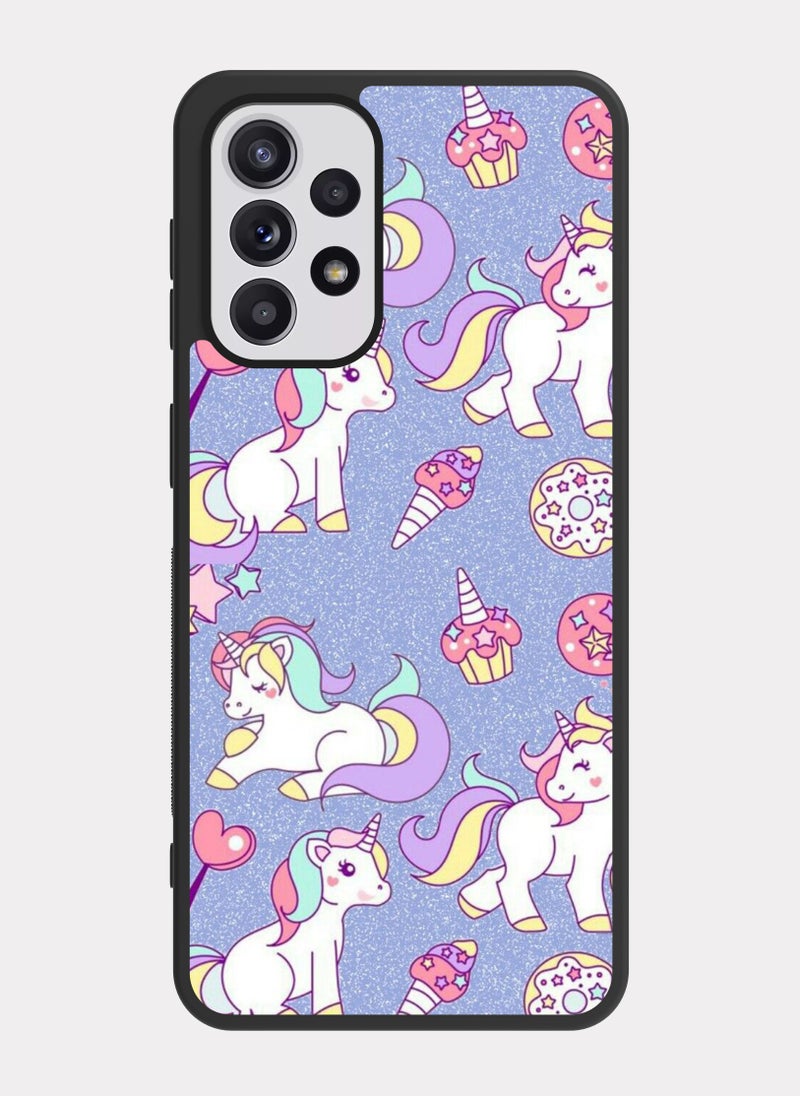 PXLAAT Samsung Galaxy A52 case cover Unicorn - Image 1
