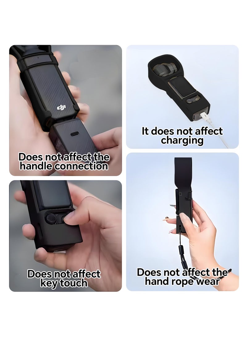 غطاء حافظة Pocket 3 الواقي لـ DJI Osmo Pocket 3، حماية الجيمبال لملحقات DJI Osmo Pocket 3، يسمح بالتصوير دون تفكيك - Image 4