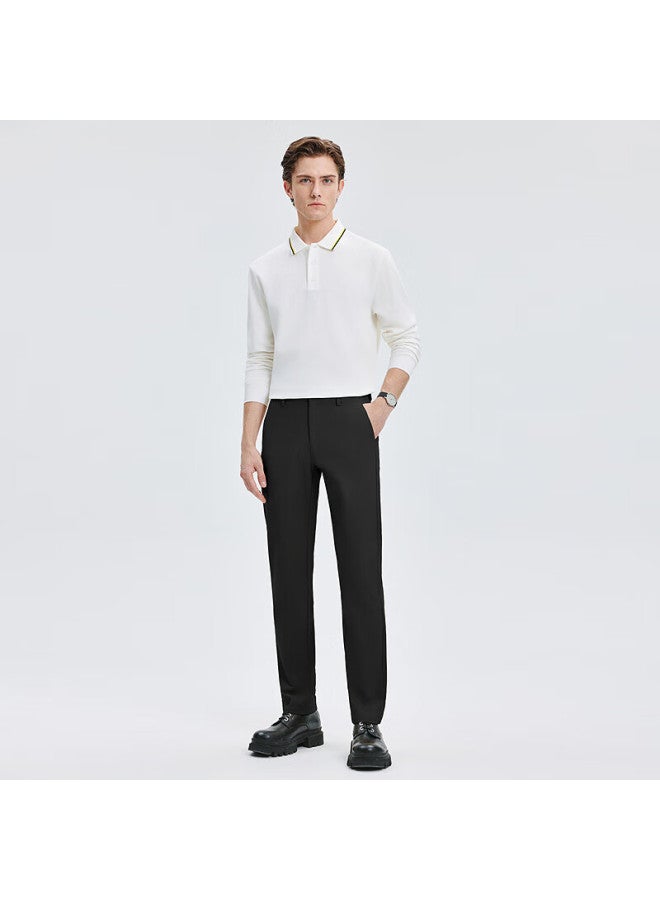 Septwolves Men's Casual Pants, Straight-leg Comfortable Elastic Casual Business Fashion Trousers For Me - Image 2