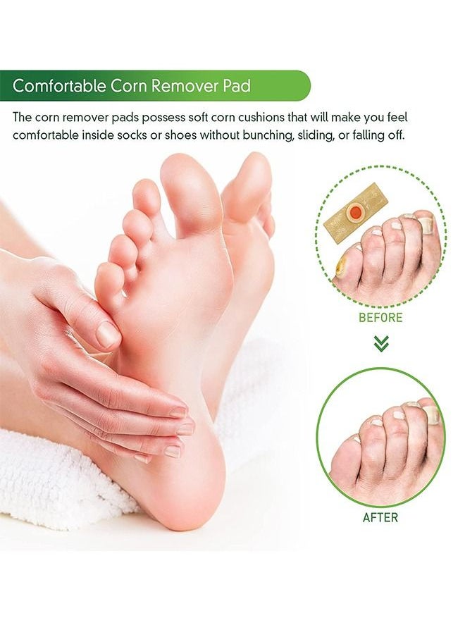 MQ - 24 Pcs Foot Corn Removal Plaster,Natural Ingredients,Foot Care Expert,Calluses Plantar Treatment,Relief Pain From Calluses, Corns, Blisters, Heel Frictions - Image 1