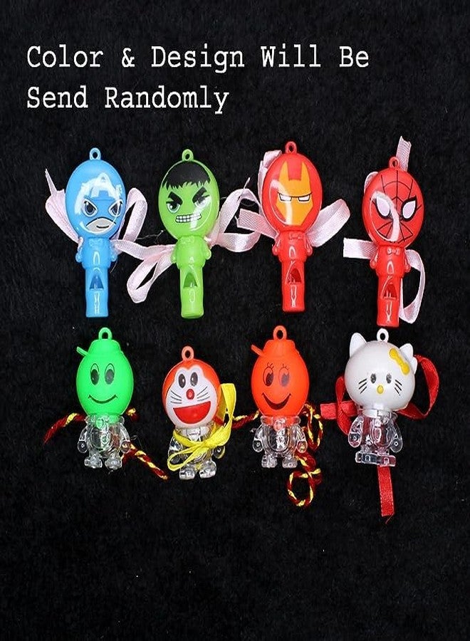 Fully Pocket Size Hand Fan with LED Rakhi for Kids and Baby Play - Image 4