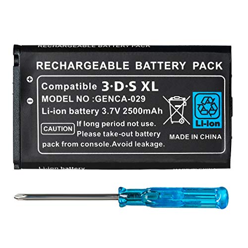 OSTENT 2500mAh 3.7V Rechargeable Lithium-ion Battery + Tool Kit Pack for Nintendo 3DS LL/XL - Image 2