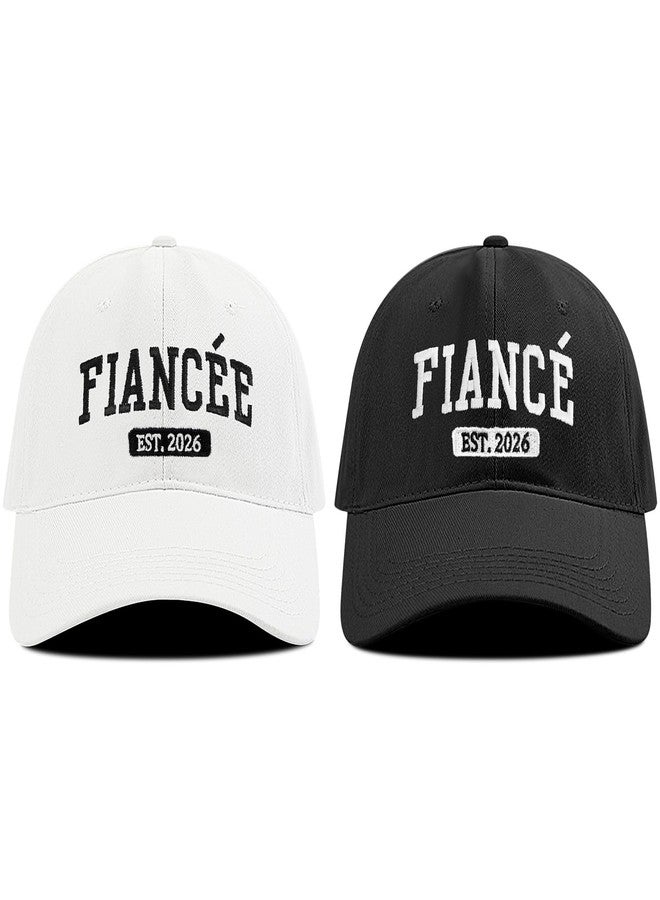 Tmsek Engagement Party Gifts - Newly Engaged Couples Hat, Fiance Gifts for Him Adjustable Embroidered Engaged Gifts for Her Fiancee Baseball Cap Women Men (Est 2026) - Image 1