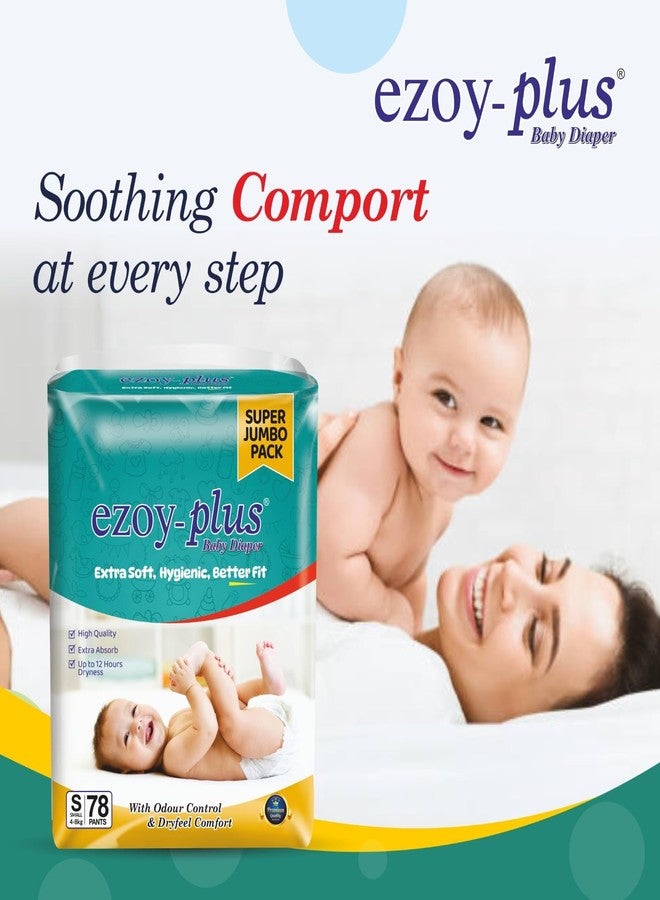 Ezoyplus Baby Diaper Small SIze| Super Combo Pack |Extra Absorption& Comfortable Fit Pack Of 3 (S, 234, count) - Image 3