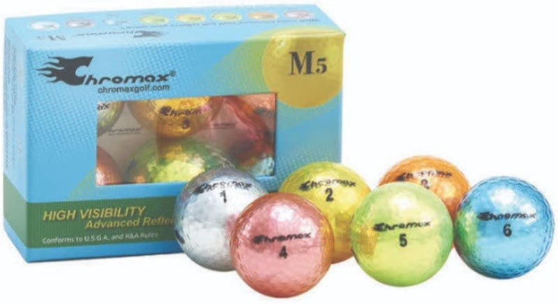 Chromax كرات جولف ملونة معدنية M5 (عبوة من 6) - Image 3