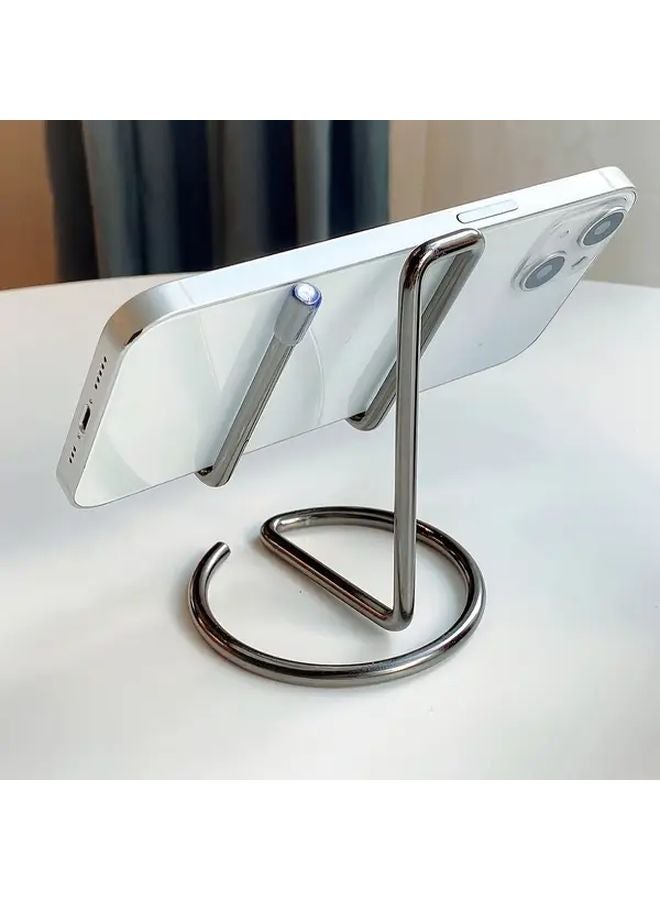 حامل لوحي هاتف ذهبي مينيماليستي للطاولة الجانبية للسرير ومطبخ سطح المكتب - Image 5