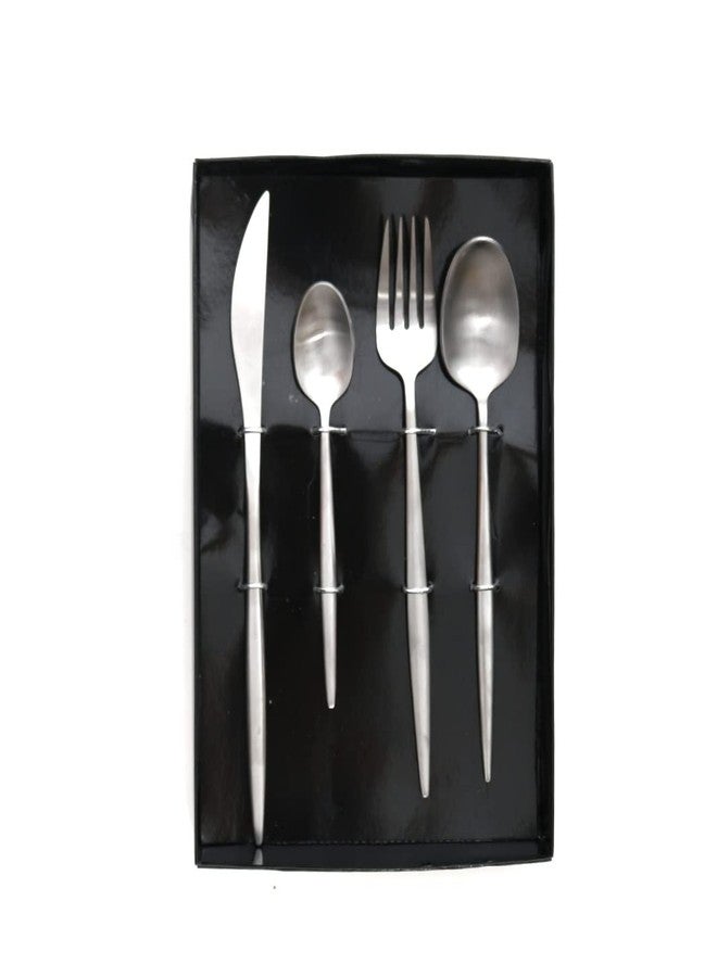 The Procure Store طقم أدوات مائدة من المعدن الفضي - Image 1
