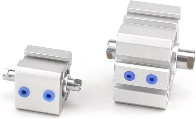 SDAD12 Compact Double Rod Pneumatic Air Cylinder 15mm Stroke - Image 3