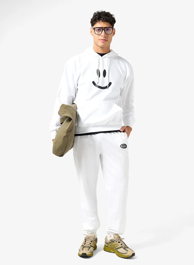 Seventy Five Graphic Design Oversized Joggers