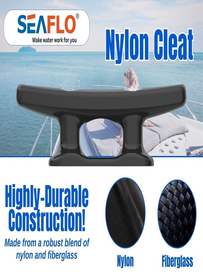 SEAFLO 3" Boat Cleat Black Nylon Dock Cleat Kayak Cleat(3", 2-Pack) - Image 3