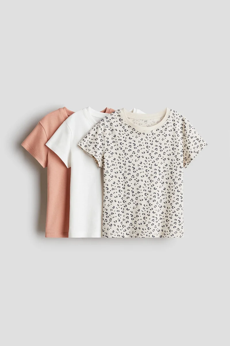 H&M 3-pack cotton tops