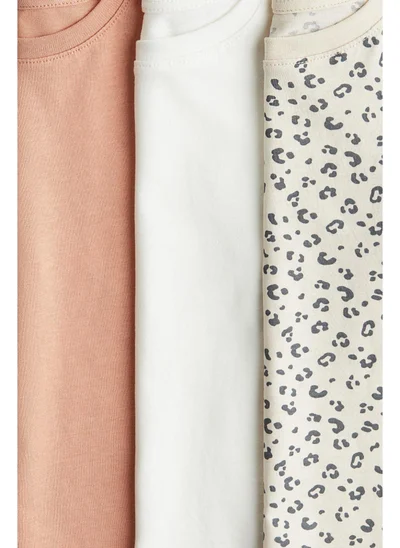 H&M 3-pack cotton tops