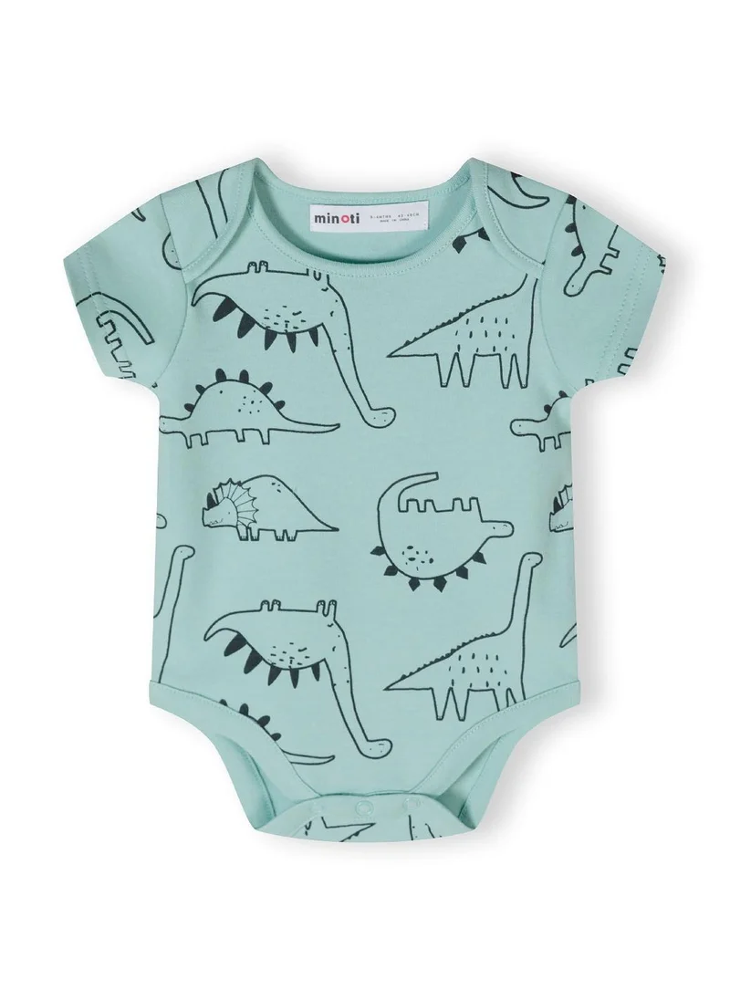 MINOTI 2-Pack Short Sleeve Baby Bodysuits with Snap Closures