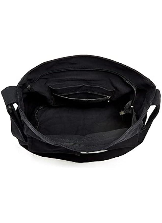 Generic - Wen Men Crossbody Shoulder Bag Large Tote Bag with Multiple Pockets Canvas Messenger Tote Bag for Wen and Men - Image 1