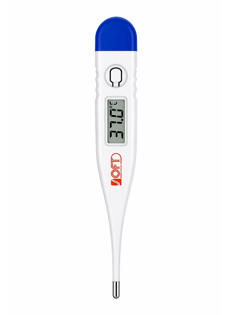 سوفت ترمومتر رقمي طبي SOFT Medical T12L – ميزان حرارة إلكتروني بدقة ±0.1، إنذار صوتي، خالٍ من الزئبق، إيقاف تلقائي - Image 1