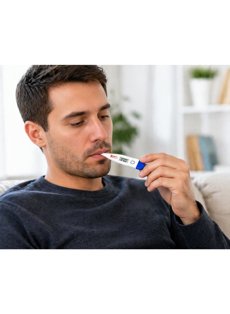 سوفت ترمومتر رقمي طبي SOFT Medical T12L – ميزان حرارة إلكتروني بدقة ±0.1، إنذار صوتي، خالٍ من الزئبق، إيقاف تلقائي - Image 4